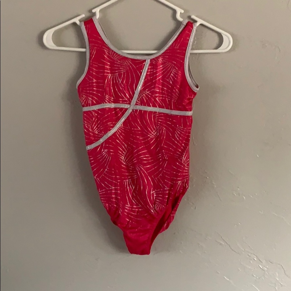 cute stylish pink freestyle leotard